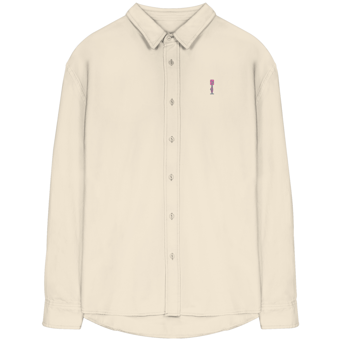 Range Anxiety Pole - Organic Relaxed Button-Up Shirt